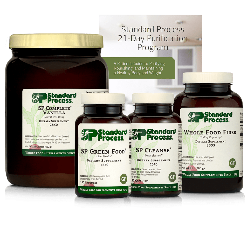Standard Process Inc Purification Kits_Vitamins & Supplements Purification Product Kit with SP Complete® Vanilla and Whole Food Fiber, 1 Kit With SP Complete Vanilla & Whole Food Fiber
