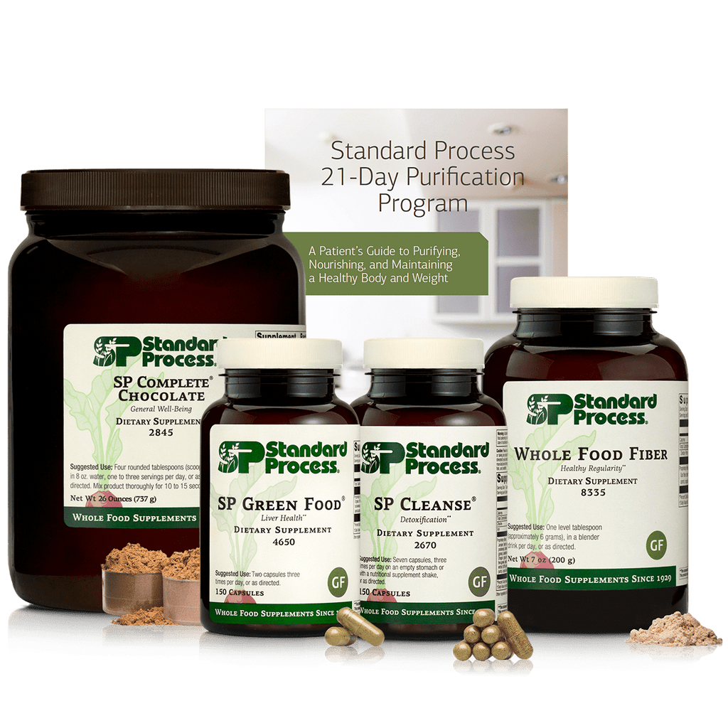 Standard Process Inc Purification Kits_Vitamins & Supplements Purification Product Kit with SP Complete® Chocolate and Whole Food Fiber, 1 Kit With SP Complete Chocolat & Whole Food Fiber