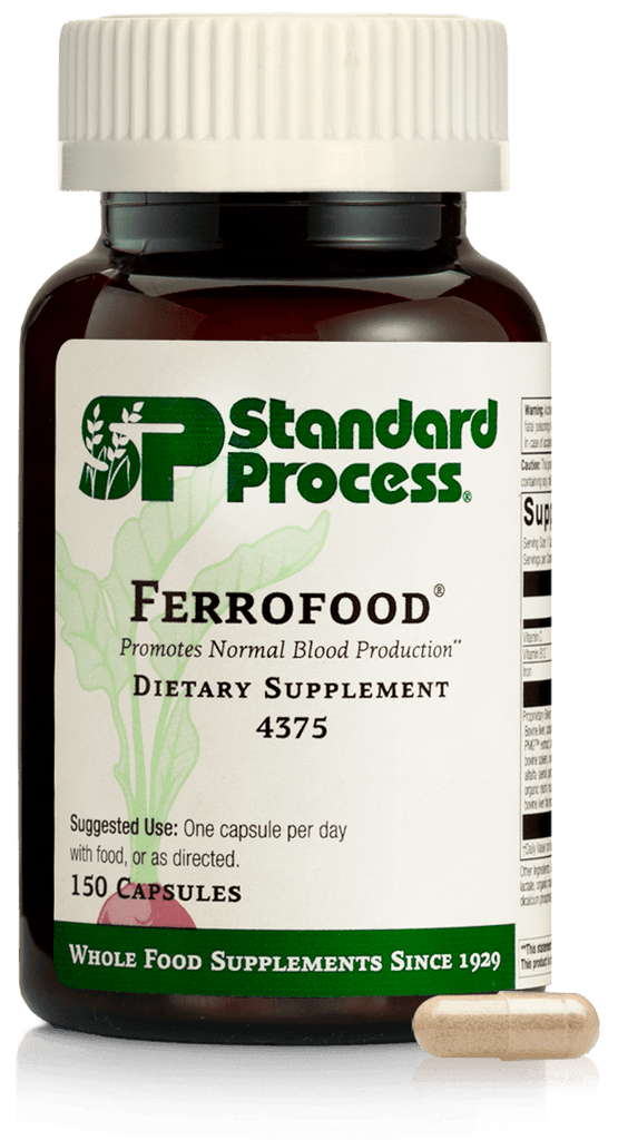Standard Process Inc Vitamins & Supplements Ferrofood®, 150 Capsules