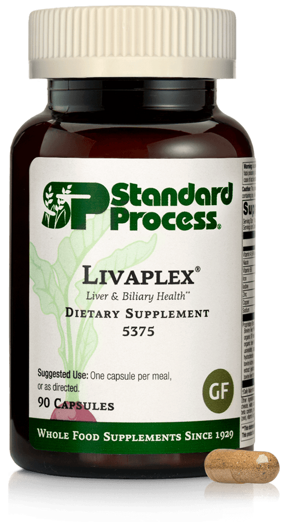 Standard Process Inc Vitamins & Supplements Livaplex®, 90 Capsules
