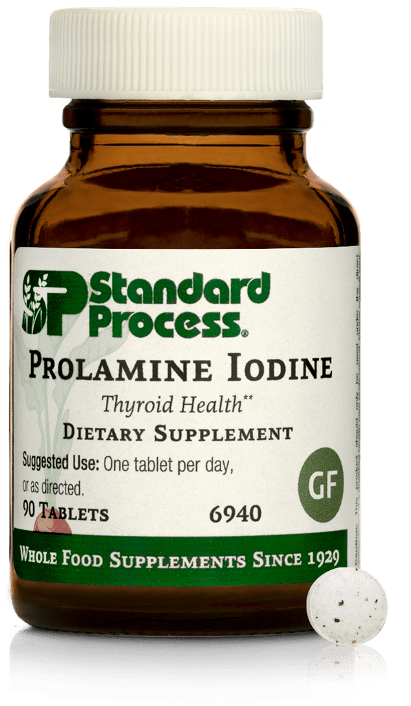 Standard Process Inc Vitamins & Supplements Prolamine Iodine, 90 Tablets