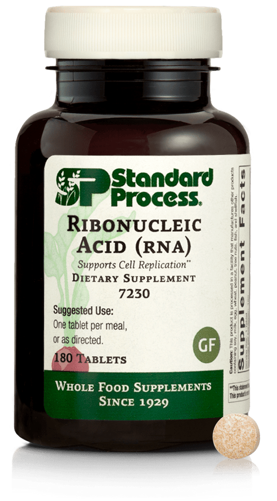 Standard Process Inc Vitamins & Supplements Ribonucleic Acid (RNA), 180 Tablets