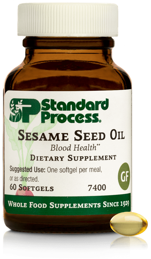 Standard Process Inc Vitamins & Supplements Sesame Seed Oil, 60 Softgels