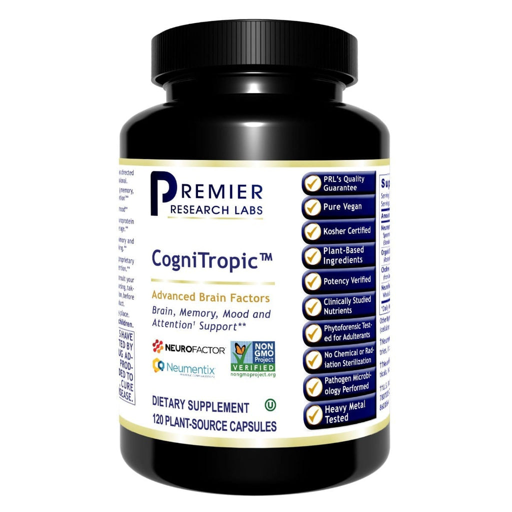 CogniTropic™ - Brain Health & Boost Mental Performance - PRLabs (120 caps) All Products A-Z (Temp) PRLabs   