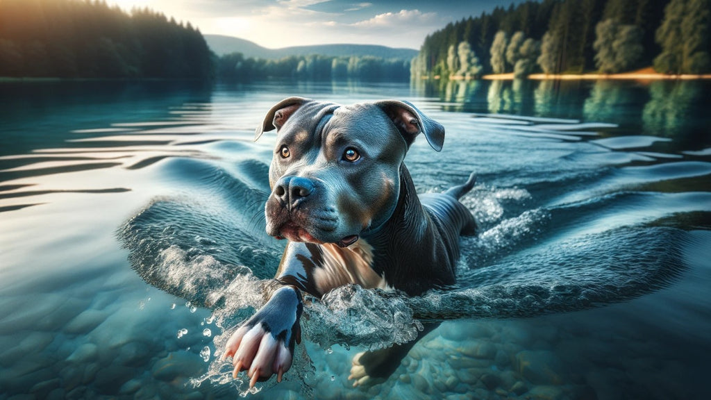 Splish-Splash: Water Fun Ideas for Your Blue Pitbull!