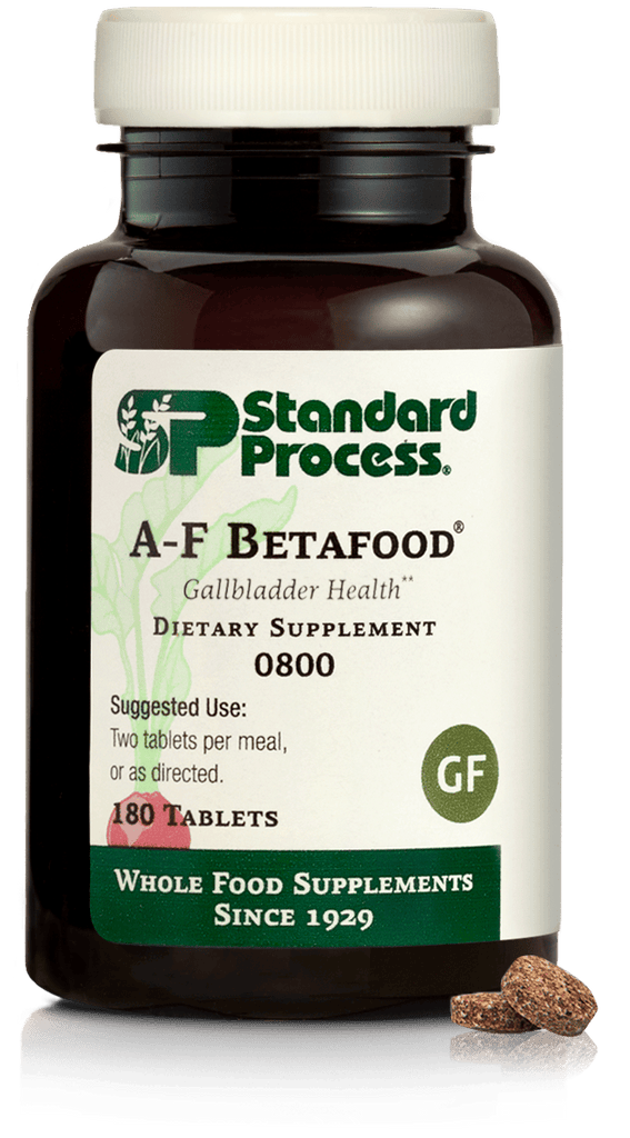 Standard Process Inc Vitamins & Supplements 180 Tablets A-F Betafood®, 180 Tablets