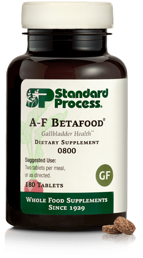 Standard Process Inc Vitamins & Supplements 180 Tablets A-F Betafood®, 180 Tablets