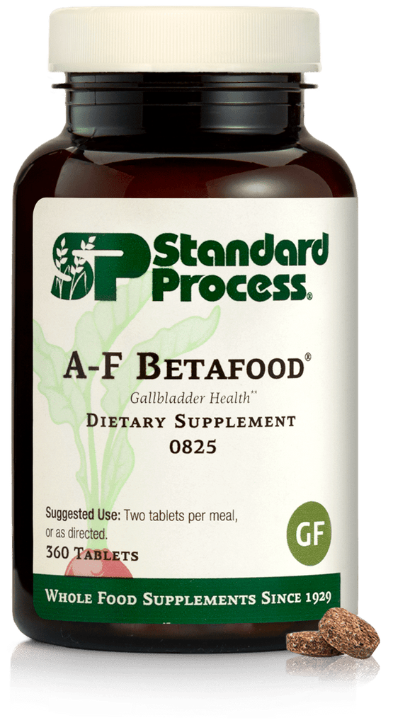 Standard Process Inc Vitamins & Supplements A-F Betafood®, 360 Tablets