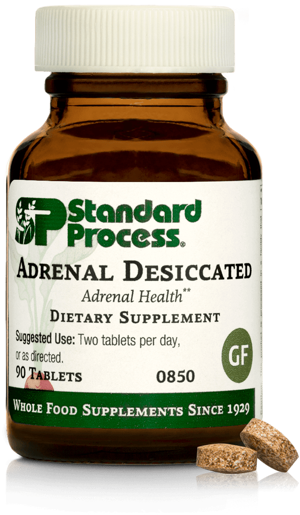 Standard Process Inc Vitamins & Supplements Adrenal Desiccated, 90 Tablets