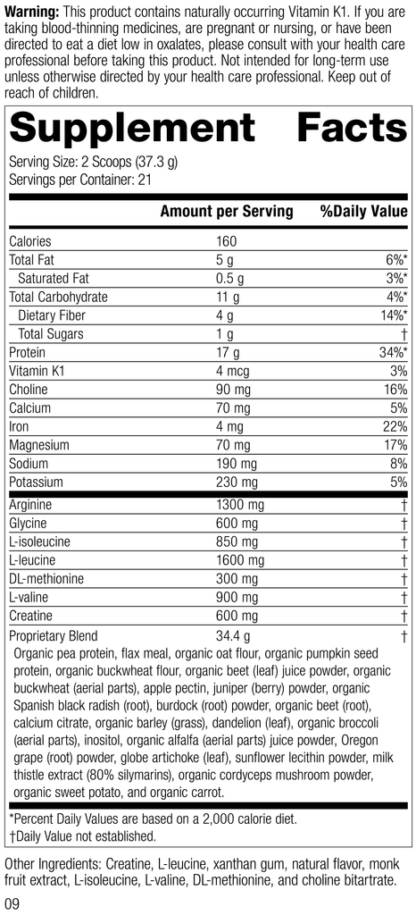 Standard Process Inc 1.7 lbs (783 g) SP Detox Balance™ Chai, 27.6 oz (783 g)