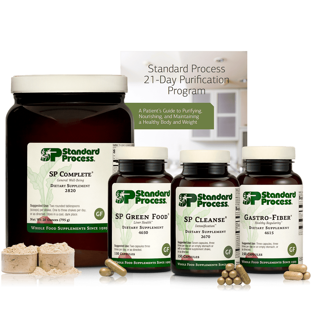 Standard Process Inc Purification Product Kit with SP Complete® and Gastro-Fiber®, 1 Kit With SP Complete and Gastro-Fiber