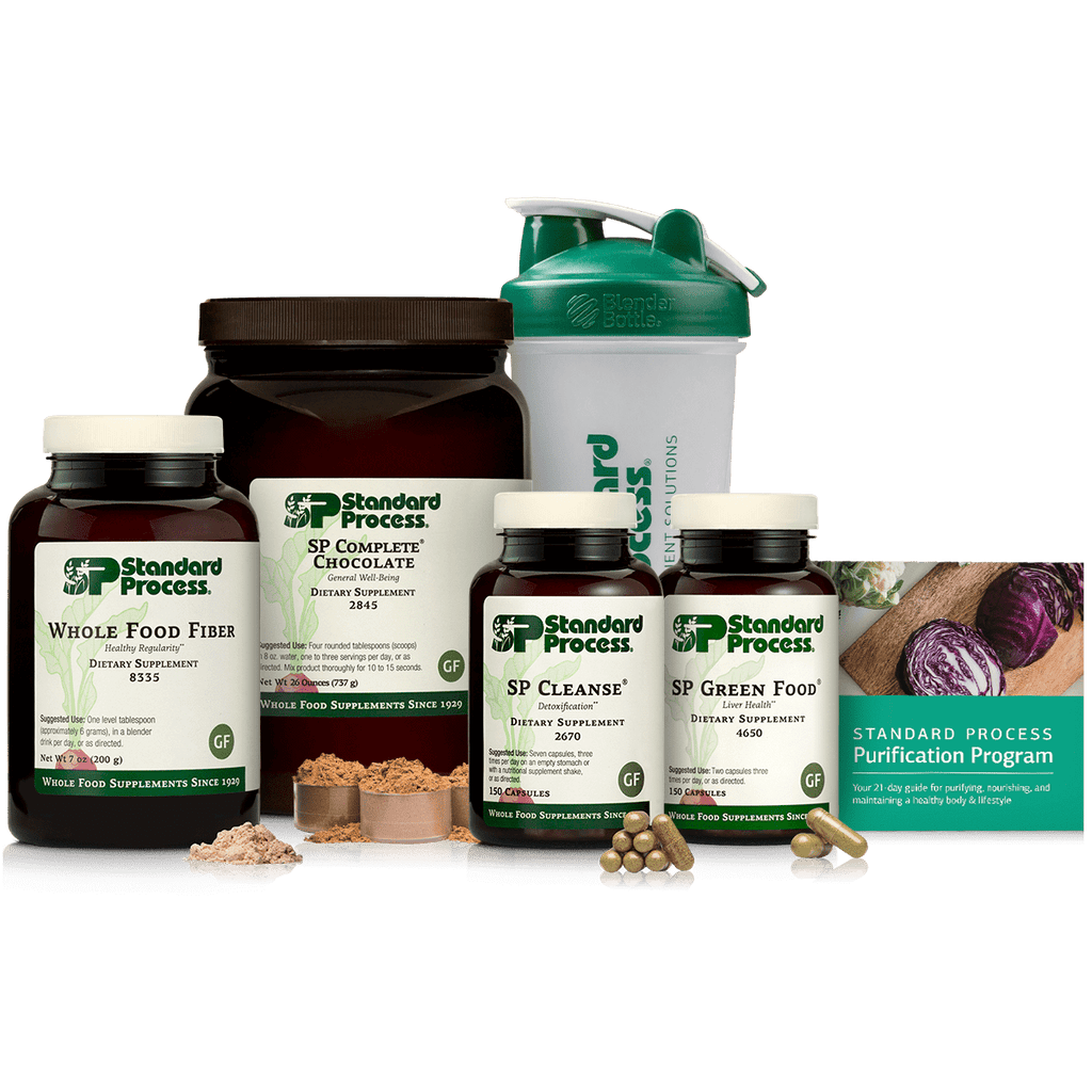 Purification Product Kit with SP Complete® Chocolate and Whole Food Fiber, 1 Kit With SP Complete Chocolat & Whole Food Fiber