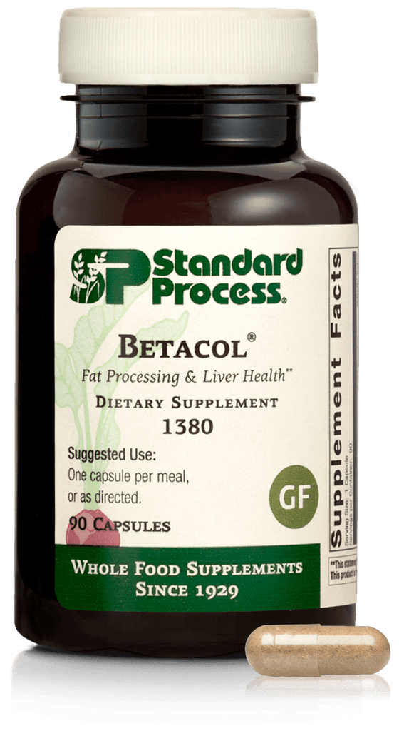 Standard Process Inc Vitamins & Supplements Betacol®, 90 Capsules