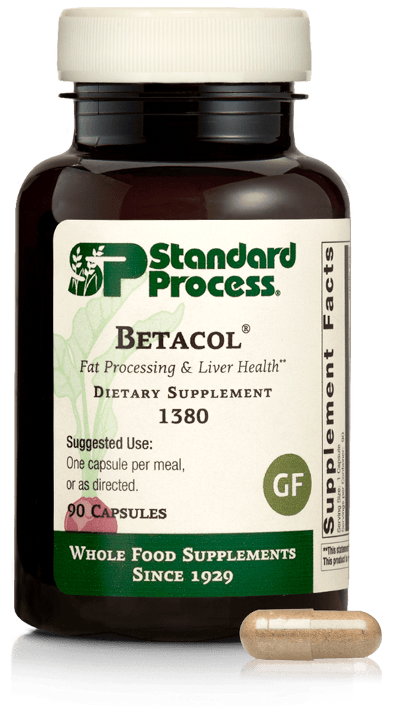 Standard Process Inc Vitamins & Supplements 90 Capsules Betacol®, 90 Capsules