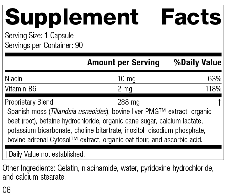 Standard Process Inc Vitamins & Supplements Betacol®, 90 Capsules