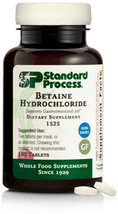 Betaine Hydrochloride, 180 Tablets