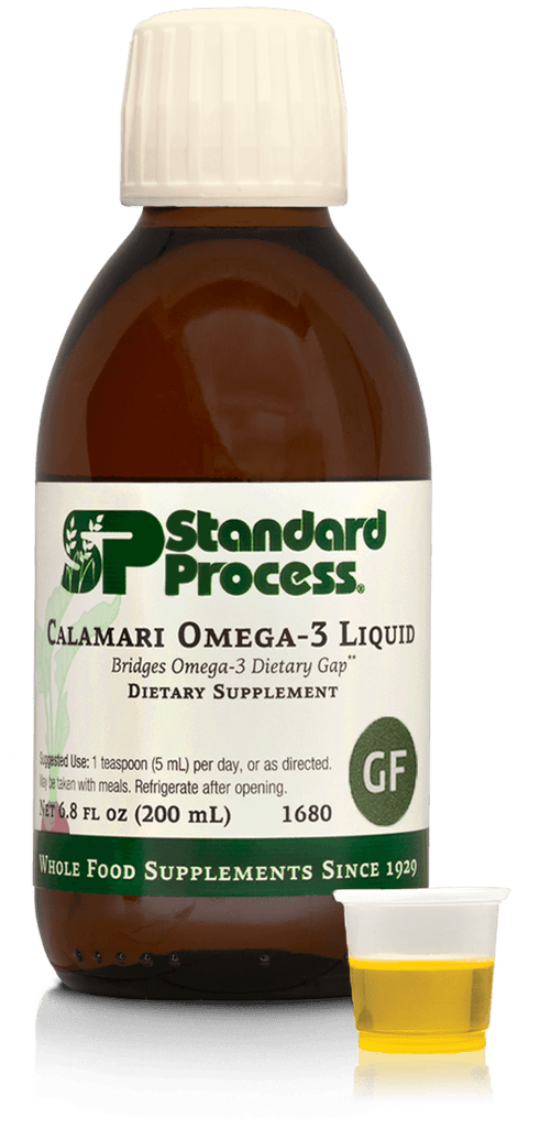Standard Process Inc Vitamins & Supplements Net 6.8 fl oz (200 mL) Calamari Omega-3 Liquid, 200 mL (6.8 fl oz)