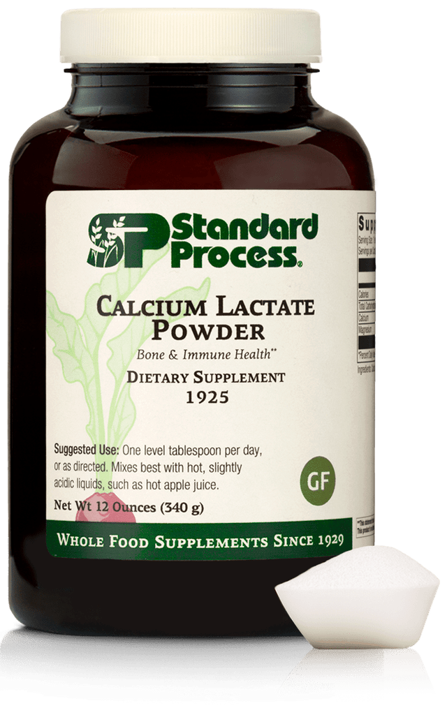 Standard Process Inc Vitamins & Supplements 12 oz (340 g) Calcium Lactate Powder, 12 oz (340 g)