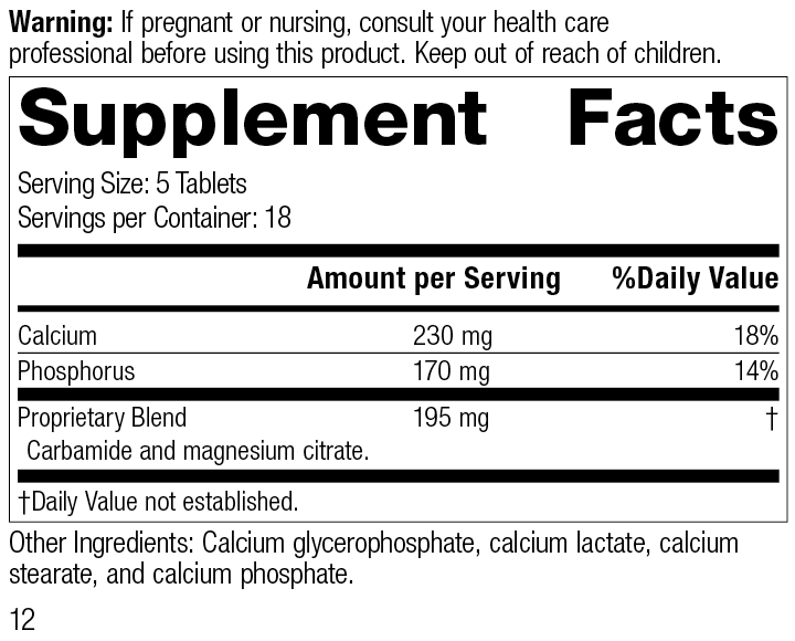 Standard Process Inc Vitamins & Supplements Calsol®, 90 Tablets