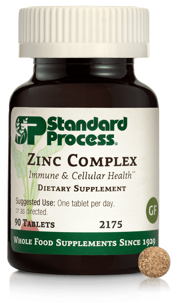 Standard Process Inc Vitamins & Supplements Zinc Complex, 90 Tablets