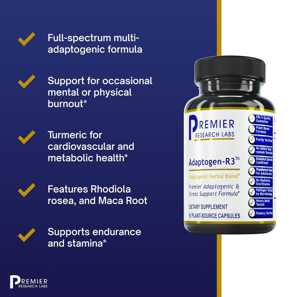 PRLabs All Products A-Z (Temp) Adaptogen-R3™, Premier