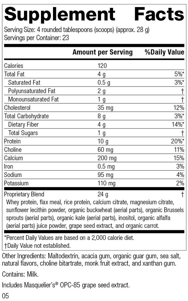 Standard Process Inc Vitamins & Supplements 23 oz (652 g) SP Complete® Vanilla, 23 oz (652 g)