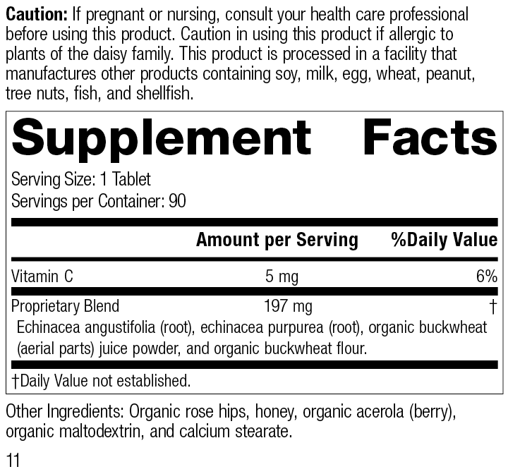 Standard Process Inc Vitamins & Supplements Echinacea-C™, 90 Tablets