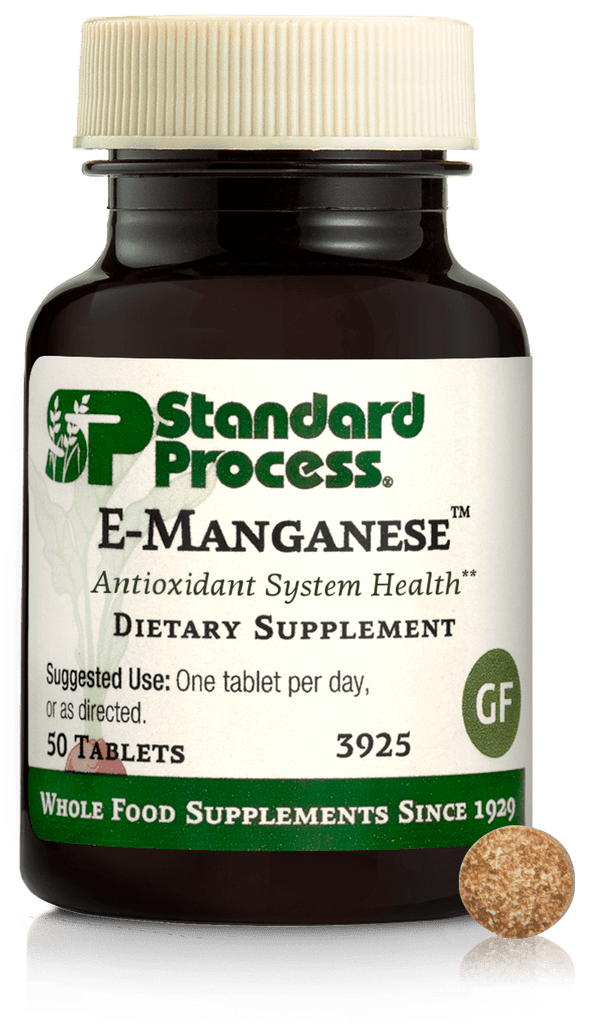 Standard Process Inc Vitamins & Supplements 50 Tablets E-Manganese™, 50 Tablets