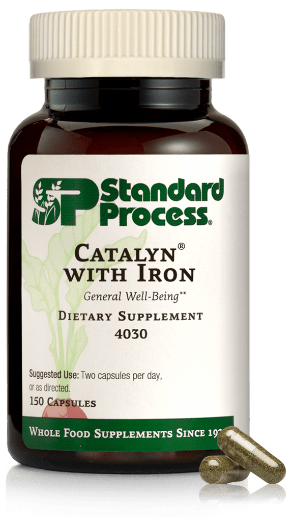 Standard Process Inc Vitamins & Supplements 150 Capsules Catalyn® with Iron, 150 Capsules