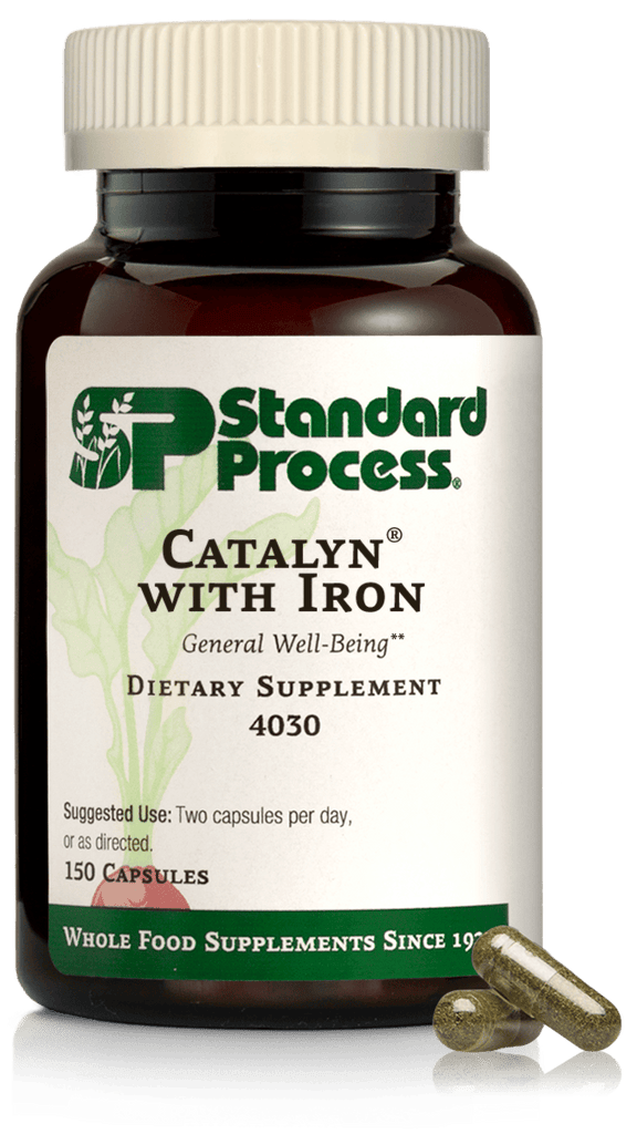 Standard Process Inc Vitamins & Supplements 150 Capsules Catalyn® with Iron, 150 Capsules