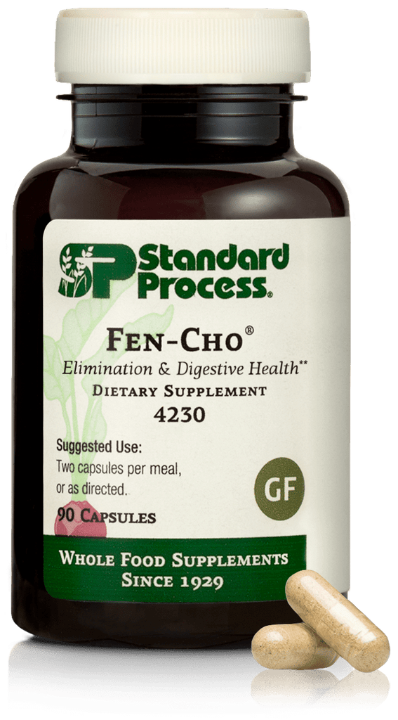 Standard Process Inc Vitamins & Supplements Fen-Cho®, 90 Capsules