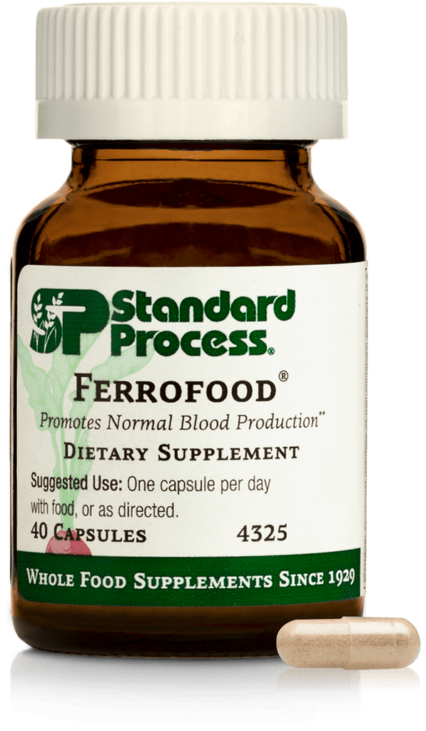 Standard Process Inc Vitamins & Supplements 40 Capsules Ferrofood®, 40 Capsules