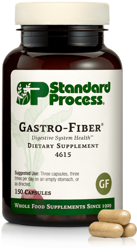 Standard Process Inc Vitamins & Supplements 150 Capsules Gastro-Fiber®, 150 Capsules