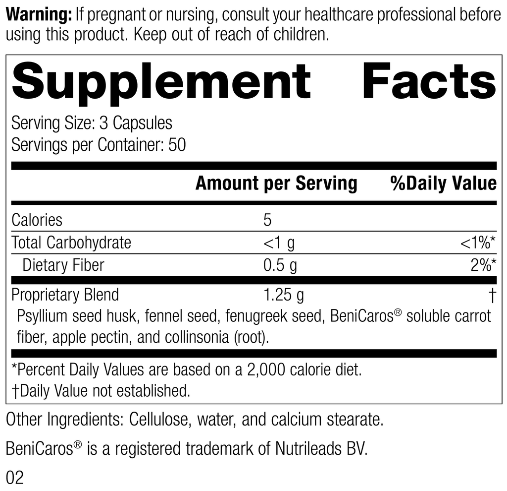 Standard Process Inc 150 Capsules Gastro-Fiber®, 150 Capsules