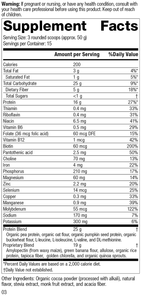 Standard Process Inc Glucose Assist™ Chocolate,1.65 lbs (750 g)