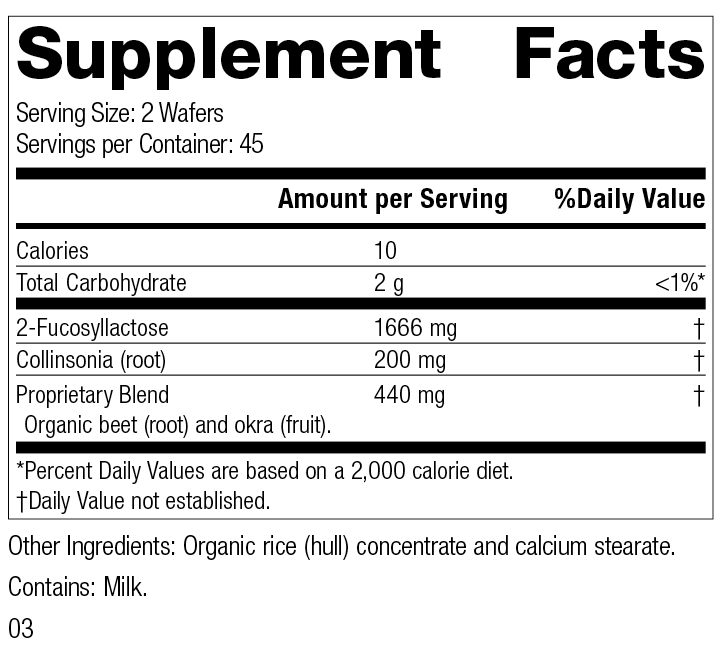 Standard Process Inc Vitamins & Supplements GI Stability™, 90 Wafers