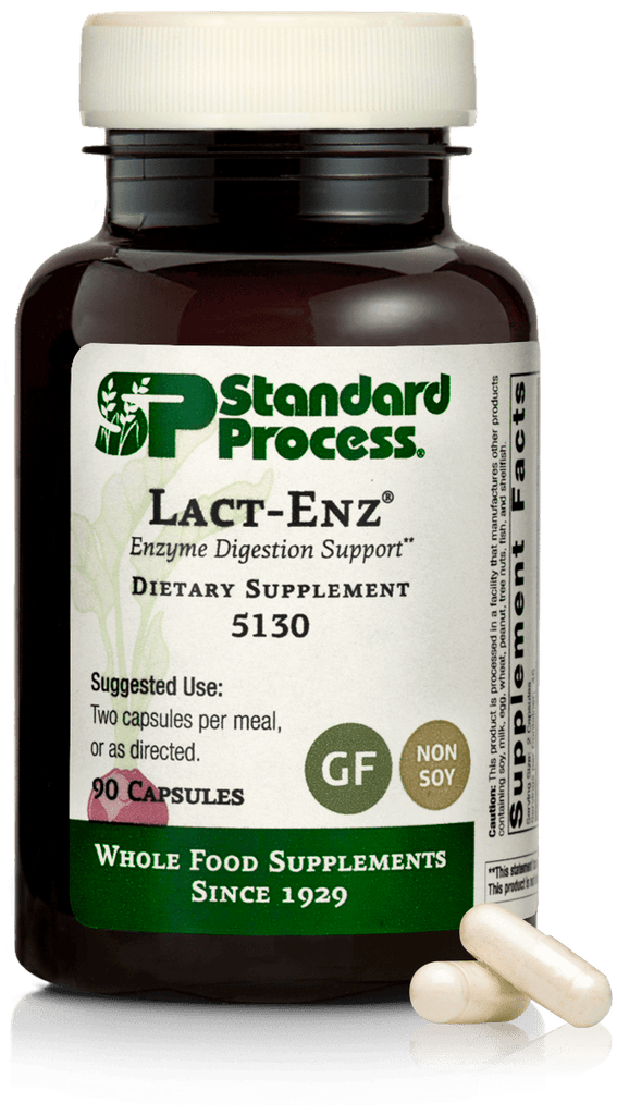 Standard Process Inc Vitamins & Supplements 90 Capsules Lact-Enz®, 90 Capsules