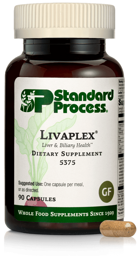 Standard Process Inc Vitamins & Supplements 90 Capsules Livaplex®, 90 Capsules