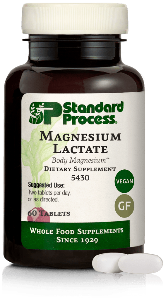 Standard Process Inc 60 Tablets Magnesium Lactate, 60 Tablets