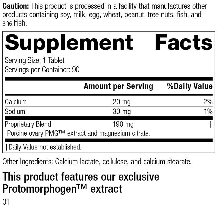 Standard Process Inc Vitamins & Supplements 90 Tablets Ovatrophin P PMG™, 90 Tablets