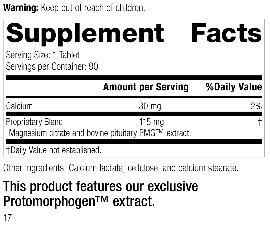 Standard Process Inc Vitamins & Supplements Pituitrophin PMG®, 90 Tablets