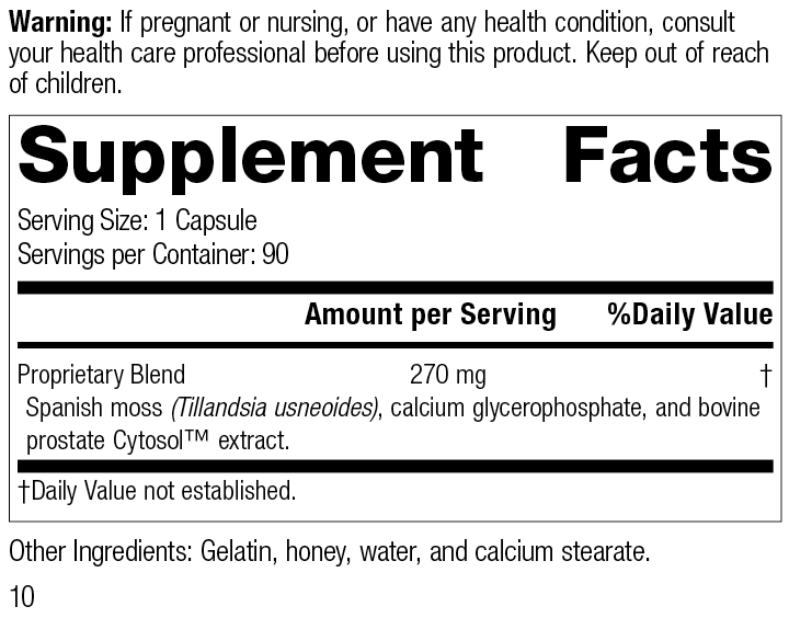 Standard Process Inc Vitamins & Supplements Prost-X™, 90 Capsules