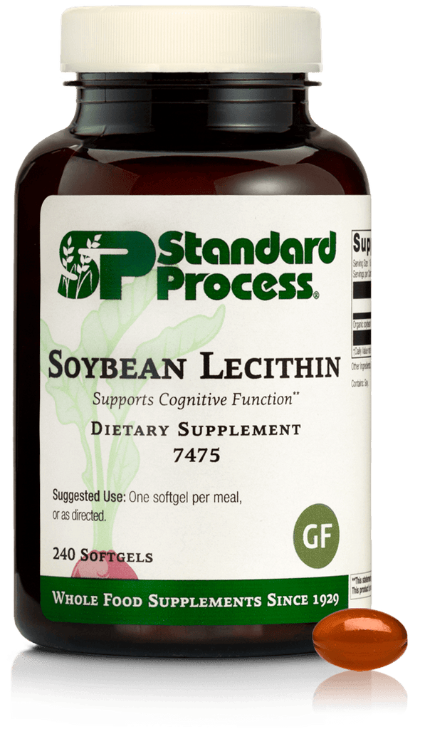 Standard Process Inc Vitamins & Supplements Soybean Lecithin, 240 Softgels