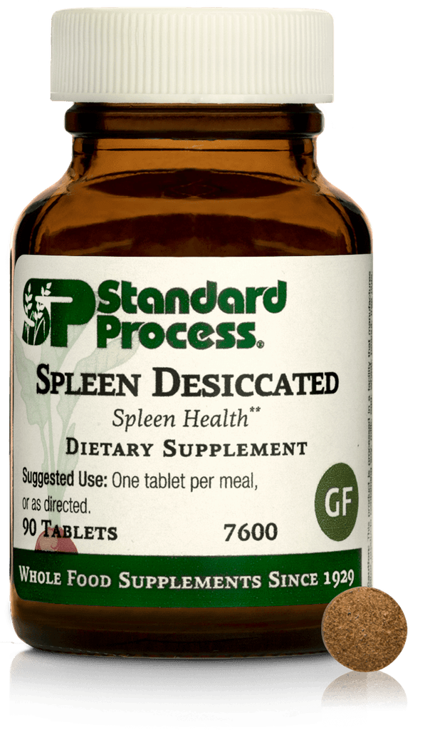 Standard Process Inc Vitamins & Supplements Spleen Desiccated, 90 Tablets