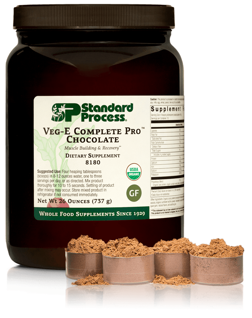 Standard Process Inc Vitamins & Supplements 26 oz (737 g) Veg-E Complete Pro™ Chocolate-Organic, 26 oz (737 g)