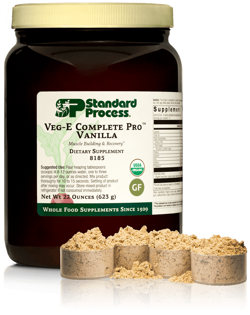 Standard Process Inc Vitamins & Supplements 22 oz (623 g) Veg-E Complete Pro™ Vanilla-Organic, 22 oz (623 g)