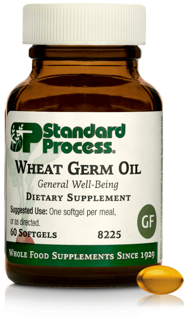 Standard Process Inc Vitamins & Supplements 60 Softgels Wheat Germ Oil, 60 Softgels