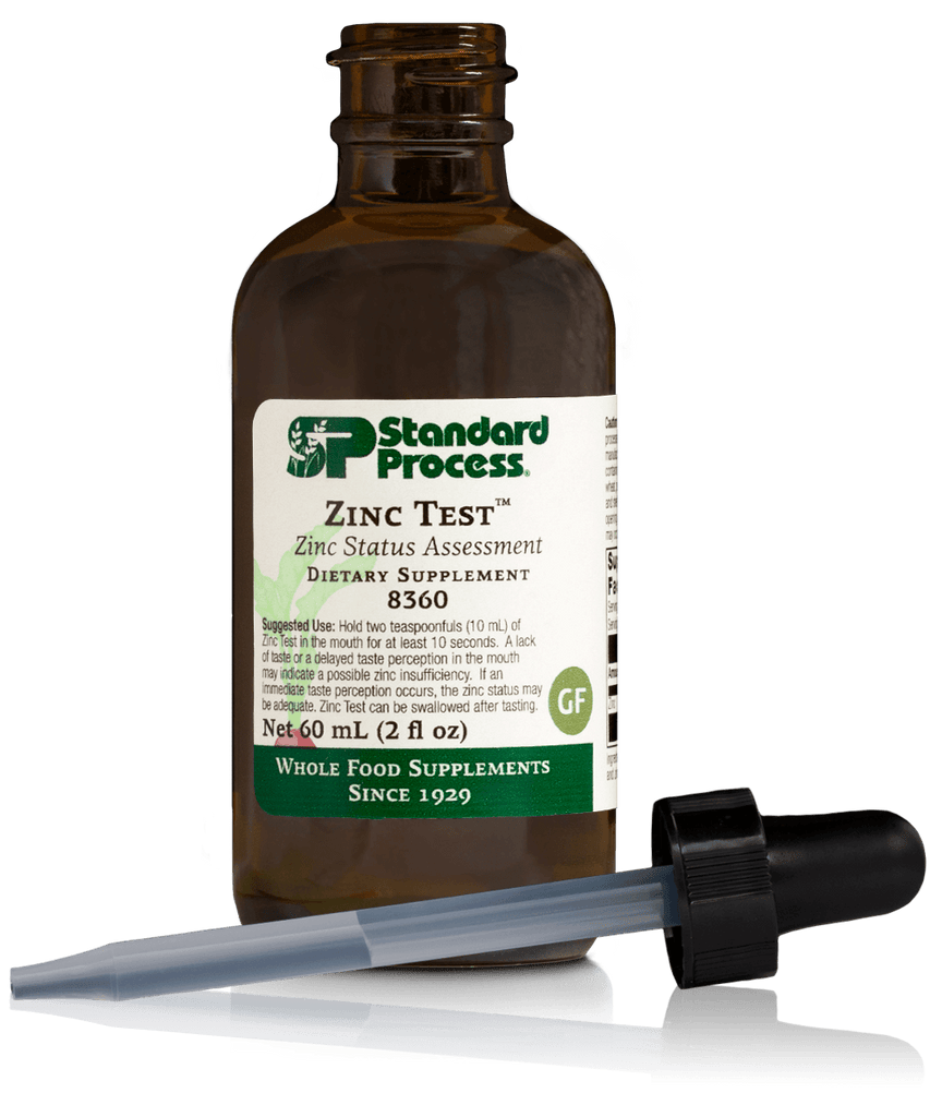 Standard Process Inc Vitamins & Supplements Zinc Test™, 2 fl. oz. (60 mL)