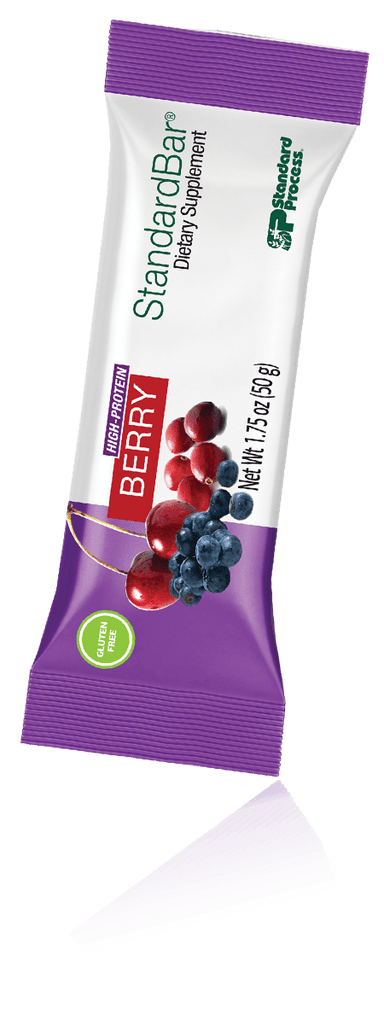 Standard Process Inc Vitamins & Supplements 18 Bars StandardBar®-Berry, 18 1.75 oz. (50 g) Bars