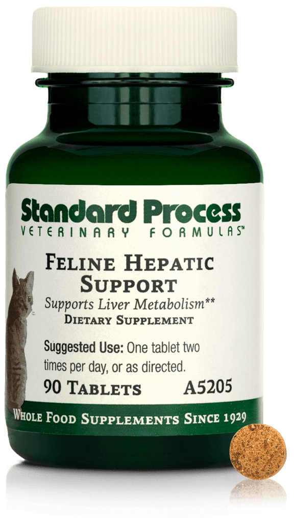 Standard Process Inc 90 Tablets Feline Hepatic Support, 90 Tablets